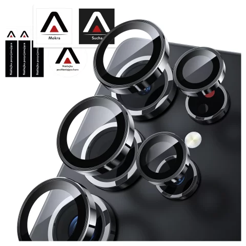 Sklo pro Samsung Galaxy S24 Ultra kryt objektivu fotoaparátu Objektiv fotoaparátu Alogy Lens Protector PRO Ochranný kryt