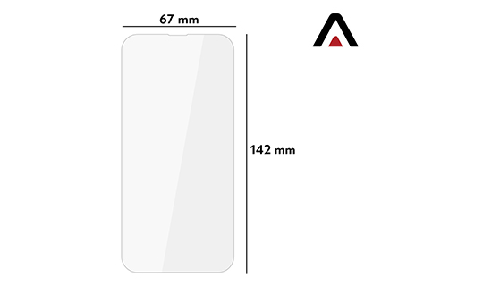 Alogy gehärtetes Glas für den Bildschirm für Apple iPhone 13/13 Pro 6.1