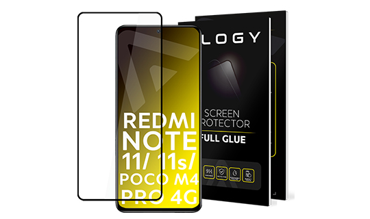 Szkło Alogy Full Glue Hüllenfreundlich für Xiaomi Redmi Note 11