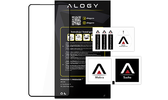 Szkło Alogy Full Glue Hüllenfreundlich für Xiaomi Redmi Note 11