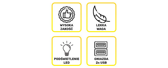 Rychlá nabíječka do auta Alogy 2x USB-C QC 3.0 LED