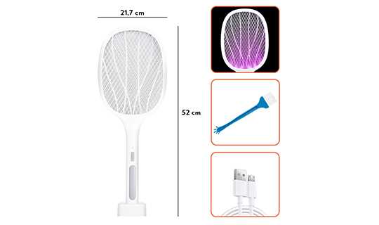 6 LED UV Alogy Insektenvernichterlampe, tragbare Insektenfalle