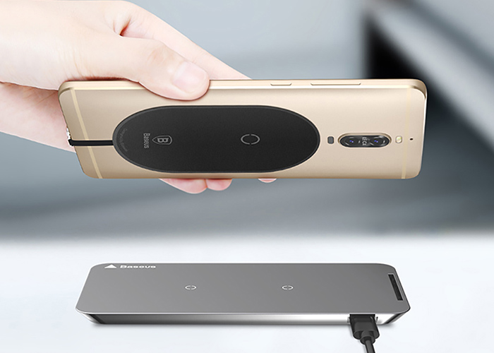 adapter ładowania bezprzewodowego baseus microfibre iphone apple