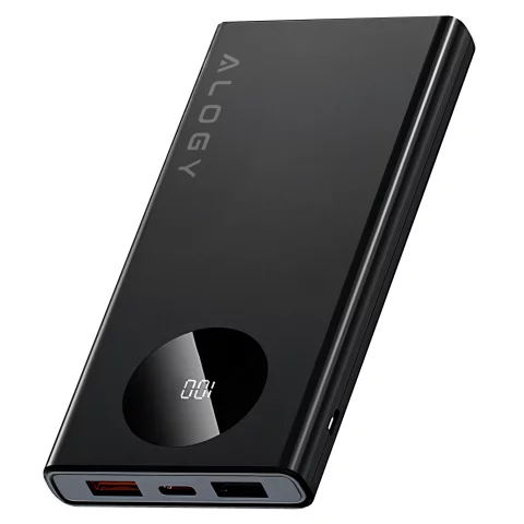 PowerBank Alogy TurboCharge 120W PD PowerDelivery Schnellladung 10000mAh 2x USB-A 1x USB-C Schwarz