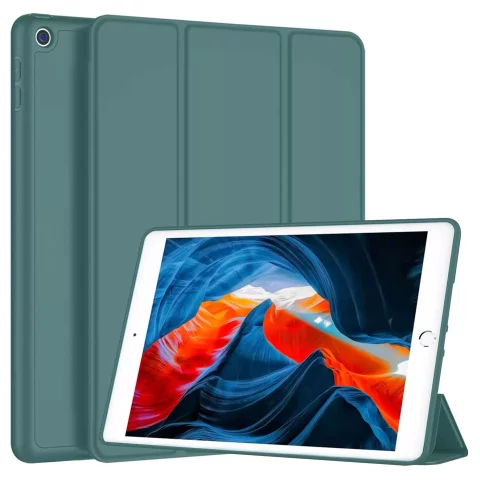 Case for Apple iPad 10.2 9 Gen 8/7 2021/2020/2019 Smart Pencil Case Alogy TPU Tablet Cover Green