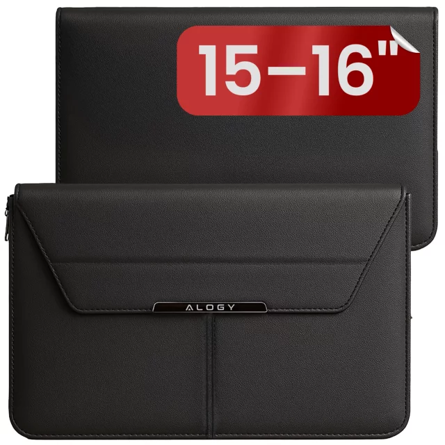 Torba na laptopa Alogy FlexCase Pro wielofunkcyjna rozkładana z podstawką i podkładką na myszkę do Macbooka 15 / 15.6 / 16.1" Czarna