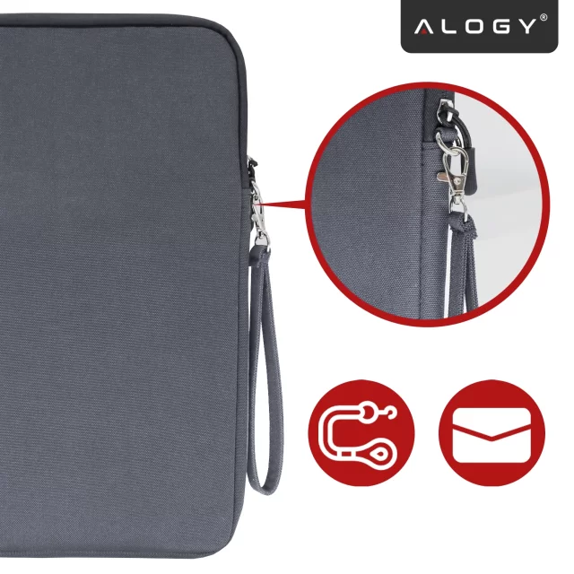 Handyhülle Wasserdichtes Gehäuse Alogy universal IPX8 bis 6,5 Schwarz