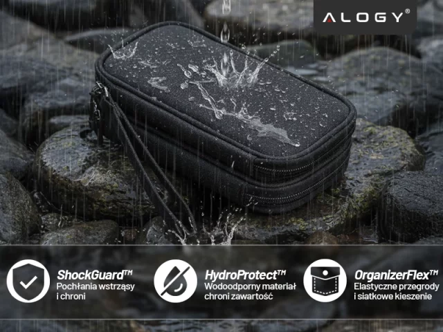 Ochranné pouzdro na notebook, MacBook Air Pro 13,3" Alogy Hard Foam Bag pro 13-14" notebooky černé