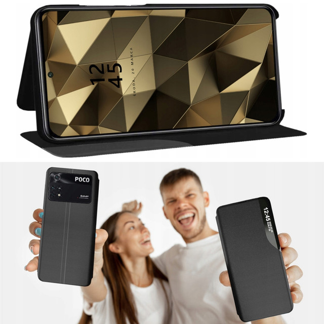 Handyhülle Alogy Smart View Cover Leather Wallet für Xiaomi Poco M4 Pro 4G / LTE