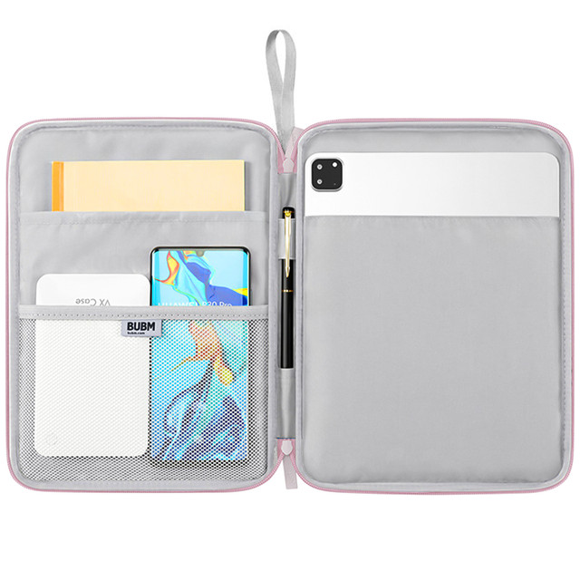 Alogy přenosné pouzdro Pouch Pouzdro na tablet Posuvník do 12,9 palce růžové