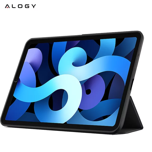 Hülle für Apple iPad 10.2 9 Gen 8/7 2021/2020/2019 Smart Pencil Case Alogy TPU Tablet Cover Schwarz