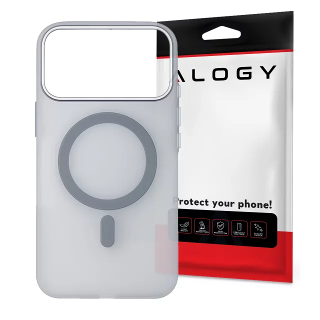 Etui do Apple iPhone 17 Pro Max – matowa obudowa do MagSafe z ochroną obiektywu, smukłe i odporne na zarysowania, idealne dopasowanie – Alogy Skinny MatteCase™ Białe