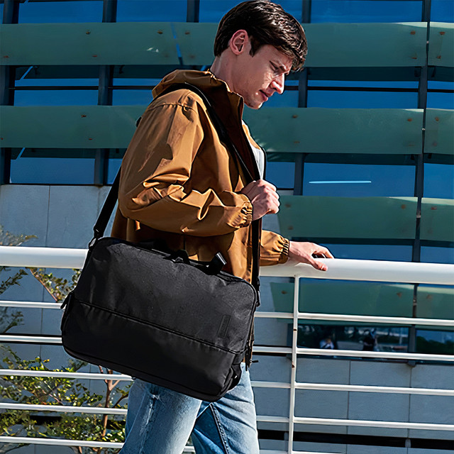 Alogy Outdoor Protective Travel Case Shoulder Bag for Laptop, MacBook Air Pro up to 15.6" Black