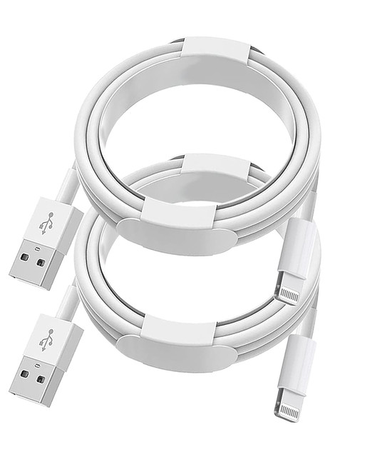 KABEL 2SZT 1M USB PRZEWÓD DO ŁADOWARKI LIGHTNING DO IPHONE 8/11/12/13/14