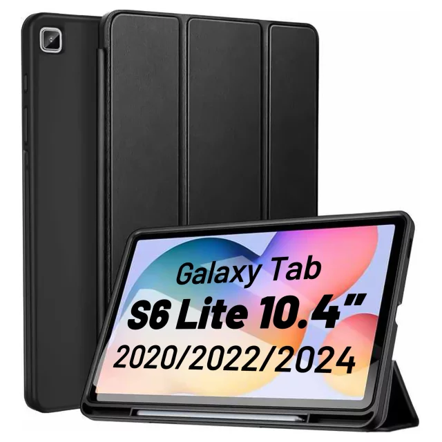 Alogy Smart Case für Galaxy Tab S6 Lite 10.4 2020/2022 P610 / P615 Schwarz