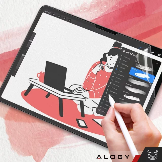 2x Alogy Matte Paper Screen Feel-Schutzfolie für Apple iPad Pro 11" 2024