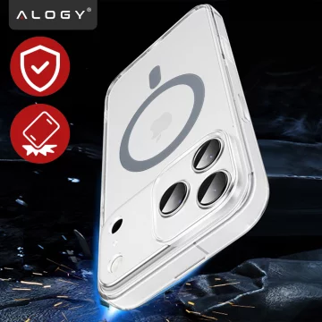 Apple iPhone 17 Pro Max Hülle – Matte MagSafe-Abdeckung mit Linsenschutz, schlank und kratzfest, perfekte Passform – Alogy Skinny MatteCase™ Weiß