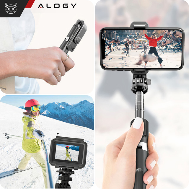 Selfie tyč Alogy Tripod Phone Holder pro GoPro Bluetooth kameru