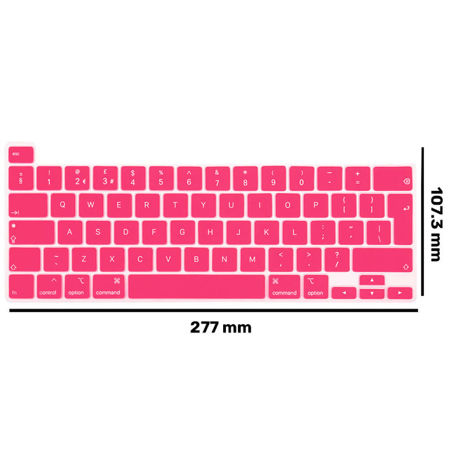 Protective cap Alogy keyboard cover for Apple Macbook Pro 13/ Pro 16 Pink