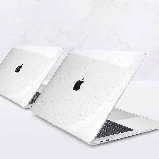 Kryt Alogy Hard Case pro Apple MacBook Air 13 M1 2020 překryvná fólie s třpytivou průhlednou obrazovkou