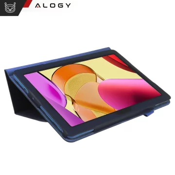 Pouzdro pro Lenovo Tab M11 10,95" TB330FU/TB330XU/TB331FC Stojan Kryt Tablet Flip Cover Pouzdro Alogy Navy Blue