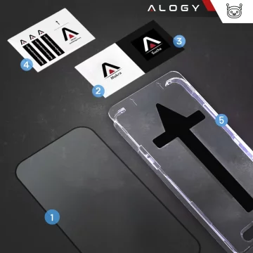 Tvrzené sklo pro ochranu displeje Apple iPhone 16 9H Alogy Heavy Pro™️