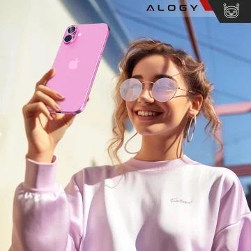 Pouzdro na iPhone 14 Pro Mag Safe Matt Case Cover matné Alogy Ring obrněné pouzdro na telefon černé