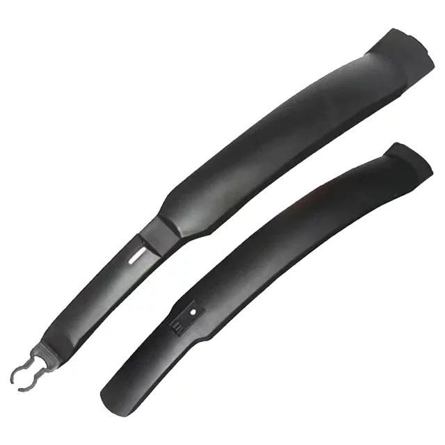 Błotniki rowerowe zestaw przód i tył komplet Alogy BikeShield Set wachlarze uniwersalne Błotnik rowerowy Czarne