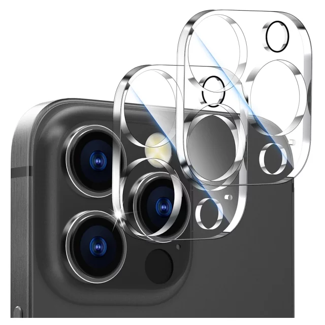 2x Glass Lens Camera for Apple iPhone 16 Pro / 16 Pro Max Alogy Lens Protector Pro Transparent