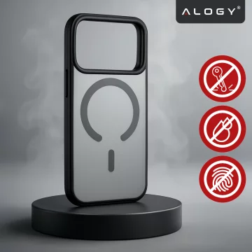 Alogy 3in1 Case Pack™ – Černý hybridní kryt MagSafe se 2 ochrannými tvrzenými skleněnými pouzdry pro Apple iPhone 17 Pro Max
