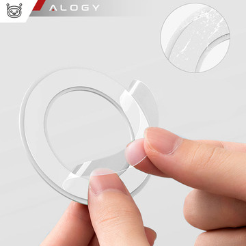 Univerzální magnetická deska Ring Holder pro MagSafe Magnetic Ring White