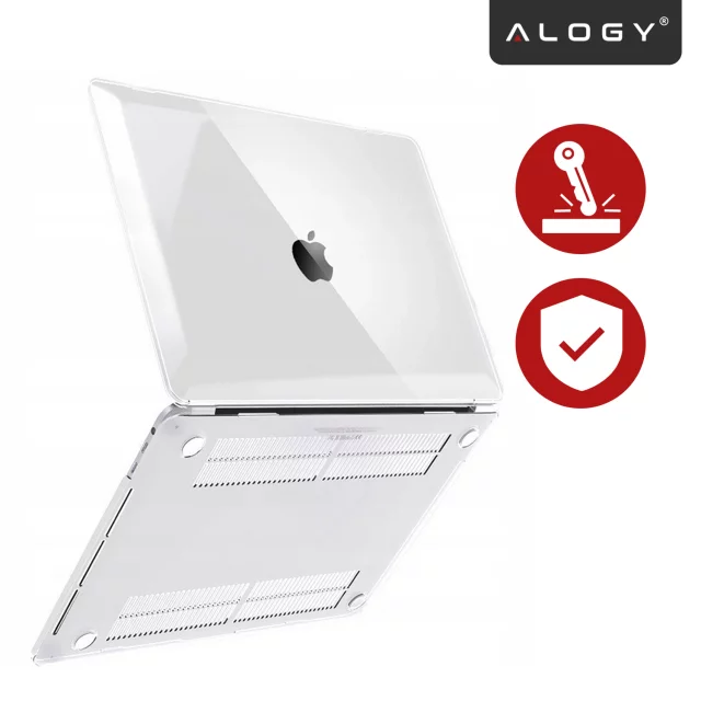 Etui Alogy Hard Case do Apple Macbook Air 13 2022 M2 A2681 13,6" Przezroczyste