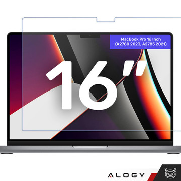 Matná ochranná fólie na obrazovku pro MacBook Pro 16 2023 2021 Alogická ochranná fólie na obrazovku
