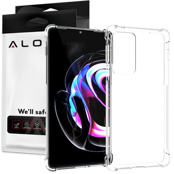 ShockProof Alogy Silikonhülle für Motorola Moto Edge 20 Pro Transparent