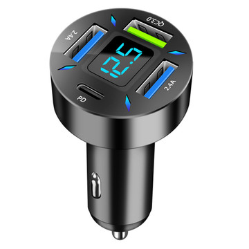 Alogy Car Charger 66W 3x USB 1x USB-C Type C Quick Charge QC 3.0 PD