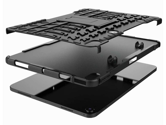 Alogy Armored Case for Apple iPad Air 4 2020/ 5 2022 Black Glass