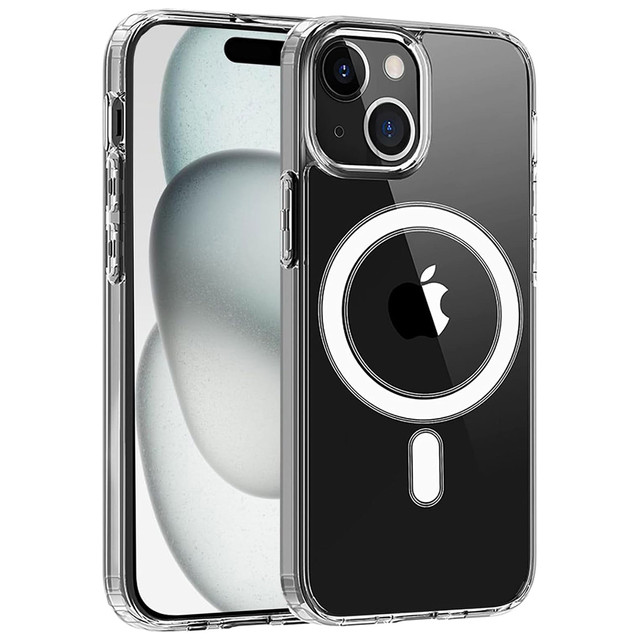 Case for iPhone 15 MagSafe Hybrid Case Cover Shock Clear Alogy Transparent