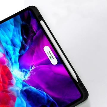 Alogy Bluetooth Keyboard Touchpad 4in1 Magnetic Pencil Case for Apple iPad Pro 12.9 2021 Black