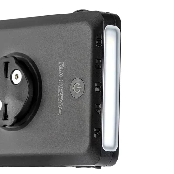 Lampka Rockbros JP008 150 lm + powerbank 5000 mAh IPX6 pod licznik – czarna