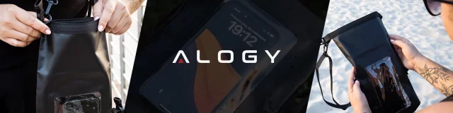 Sakwa Etui wodoodporne na telefon duża torba worek Case wodoszczelne Alogy Waterproof Czarne