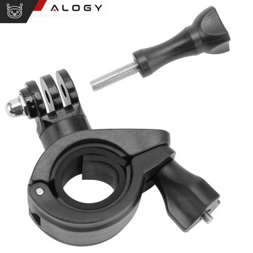 Bicycle Mount for GoPro Hero 12 11 10 9 8 7 DJI Action SJ7 SJ6 Handlebar Camera Motorcycle Bike Alogy Swivel Black