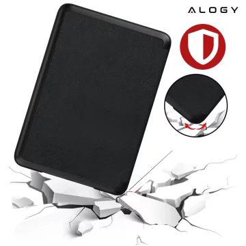 Etui ochronne na czytnik E-Book Alogy ProBook Cover obudowa do Kindle Paperwhite 6 2024 Czarne