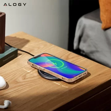 Etui pancerne obudowa Alogy Hybrid Case do Apple iPhone 13/14 Przezroczyste