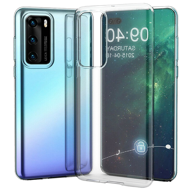Alogy silikonové pouzdro kryt pouzdro pro Huawei P40 průhledné