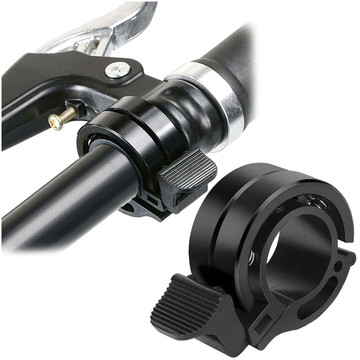 Alogy Metal Bell zvonek na kolo z hliníkové slitiny na řídítka jízdního kola univerzální dvouřadý Black