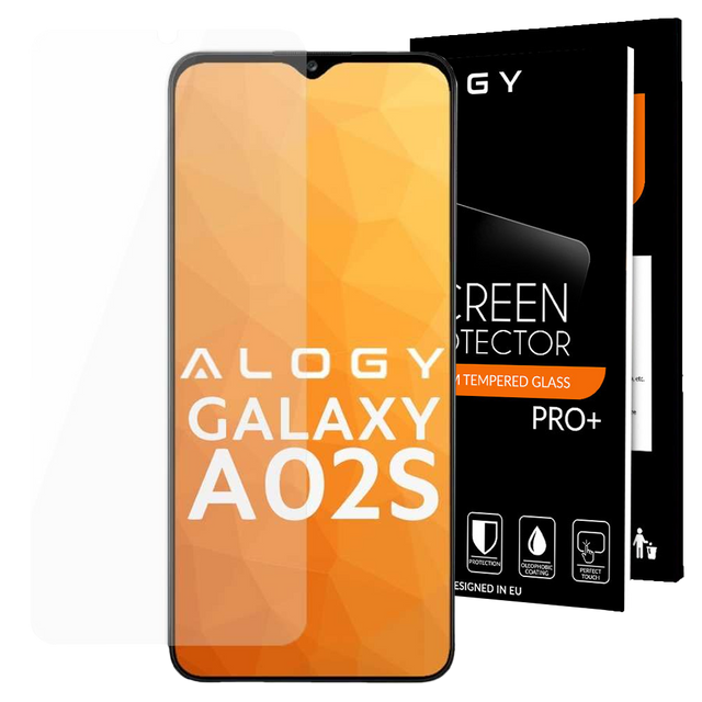 Alogy Displayschutzfolie aus gehärtetem Glas für Samsung Galaxy A02s