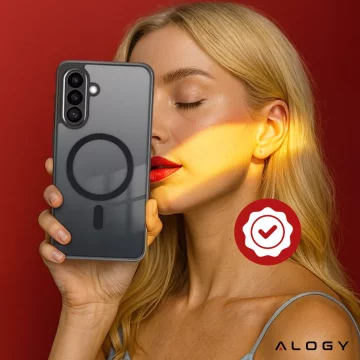 Pouzdro pro Apple iPhone 16 Pro Max Alogy Anti-Shock Hybrid Case pro MagSafe Transparent