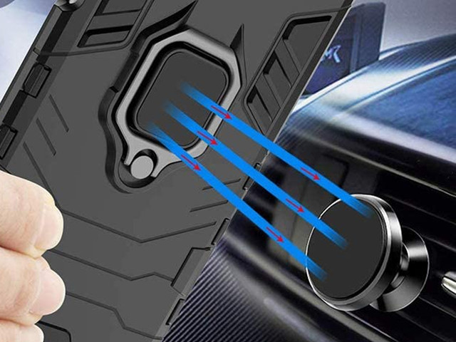 Alogy Stand Ring Armor case for Samsung Galaxy M51 black