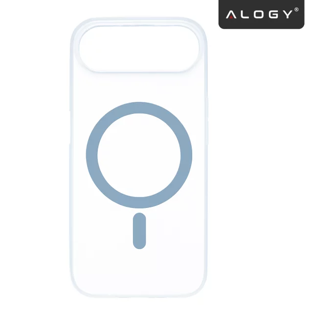 Pouzdro Apple iPhone 17 Air – matný kryt MagSafe s ochranou čočky, tenký a odolný proti poškrábání, perfektně padne – Alogy Skinny MatteCase™ nebesky modrá