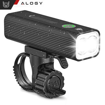 Bicycle Light Front LED Front Light Bicycle Lighting Waterproof IPX5 Alogy P12 Bike Light Black